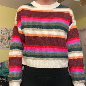American Eagle Striped Sweater